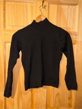 J. Crew Black Mock Neck Sweater